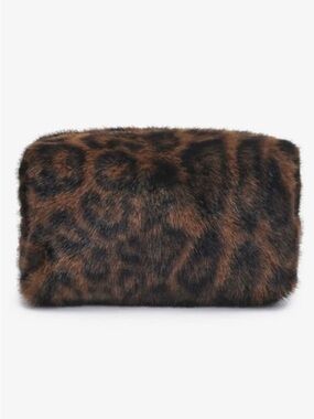 Urban Expressions Leopard Luxe Cosmetic & Travel Organizer Pouch